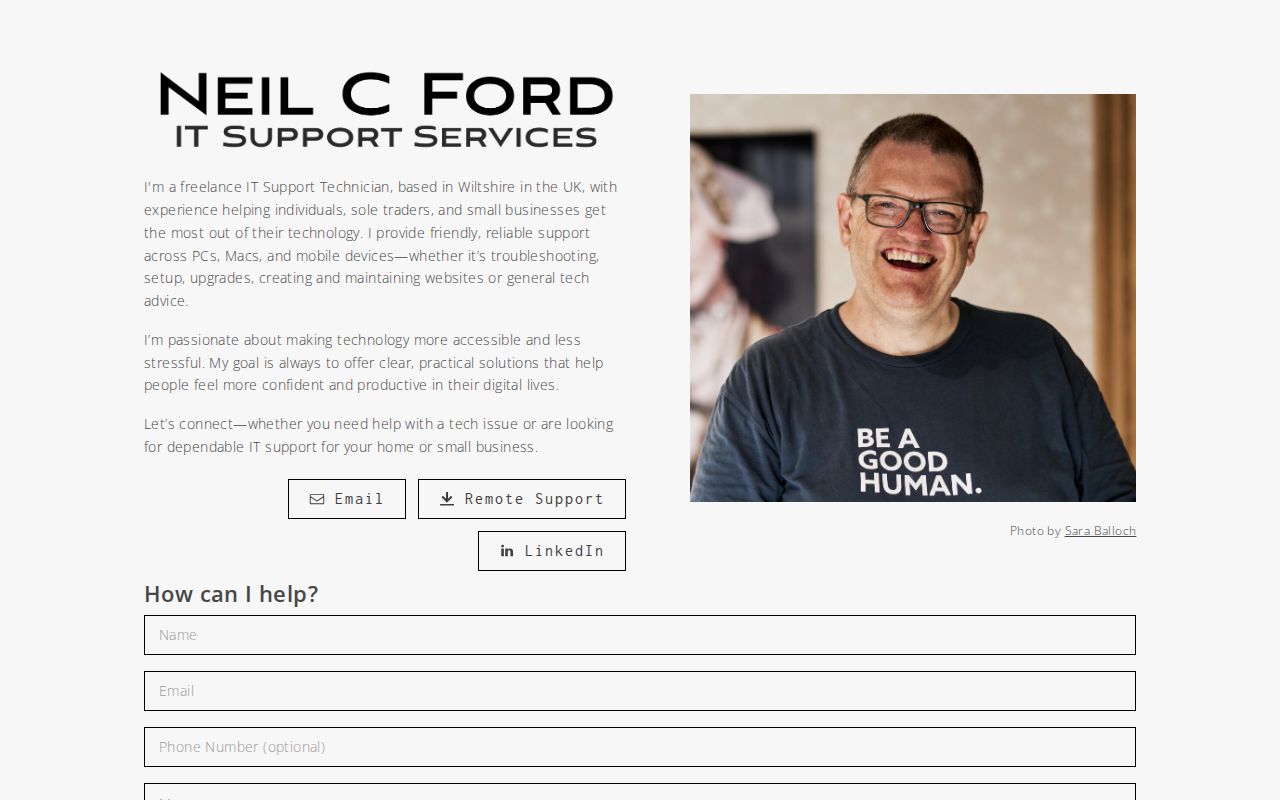 Neil Ford IT Support